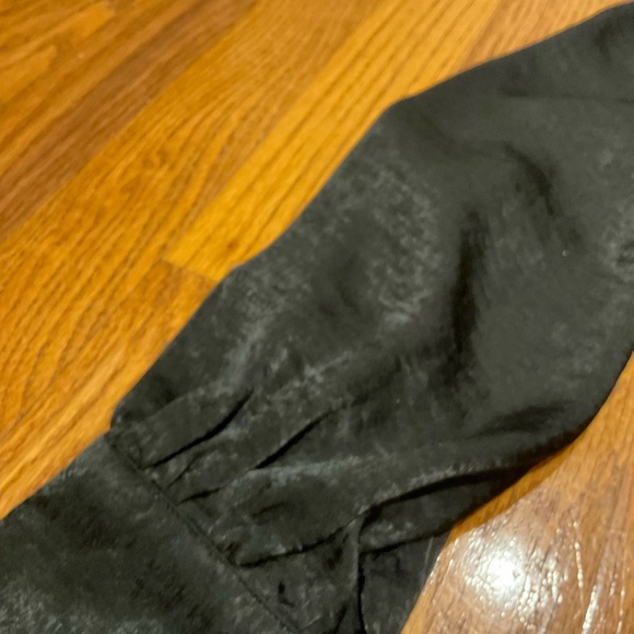 MENDOCINO BLACK SATIN TOP - Picture 8 of 15